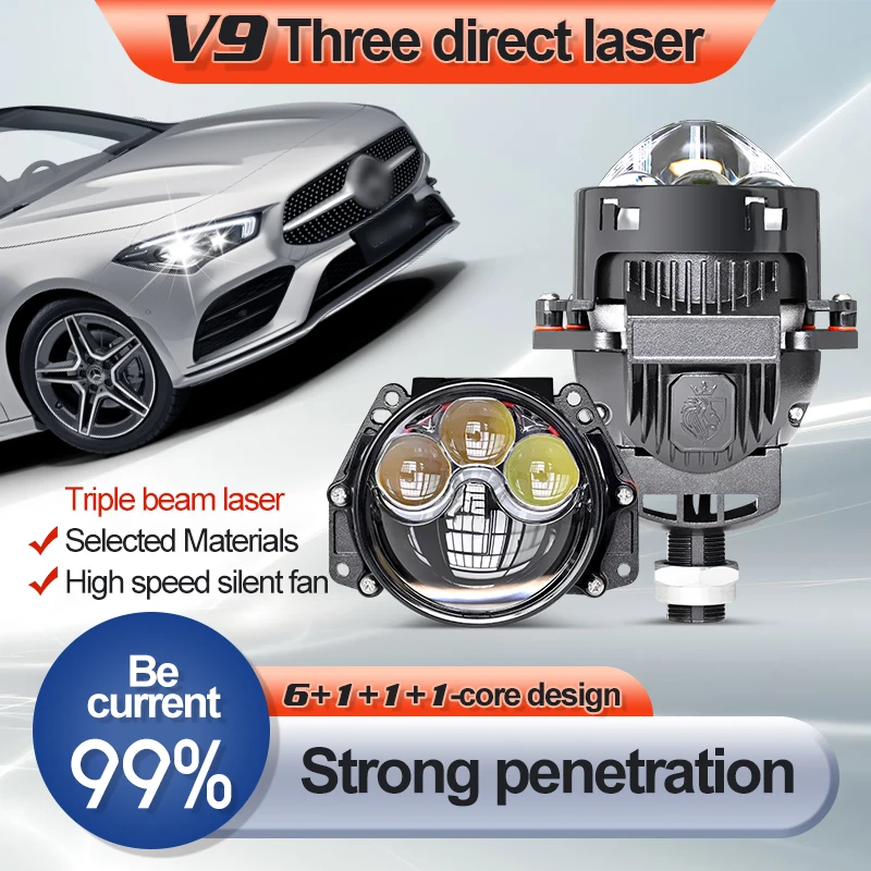 

High-Performing 3-Inch Bi LED Laser Projector Lens for Enhanced Sunlight Projection