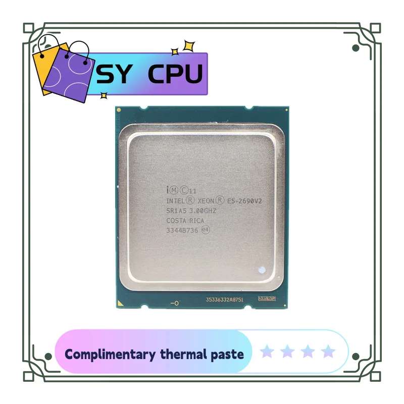

Серверный процессор Intel Xeon E5 2690 V2 2690V2 3,0 ГГц 25 Мб кэш-памяти LGA 2011 SR1A5