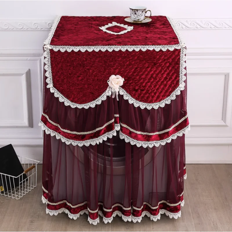 

Washing Machine Cover Sunscreen Cover Front Opening Full-automatic Universal Sunscreen Roller Dust Cover Cloth