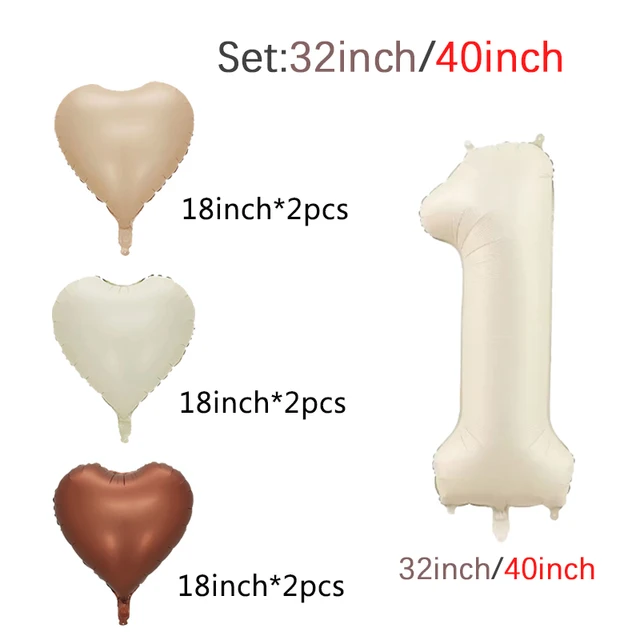 숫자 풍선 세트: 특별한 날을 더욱 돋보이게 하세요