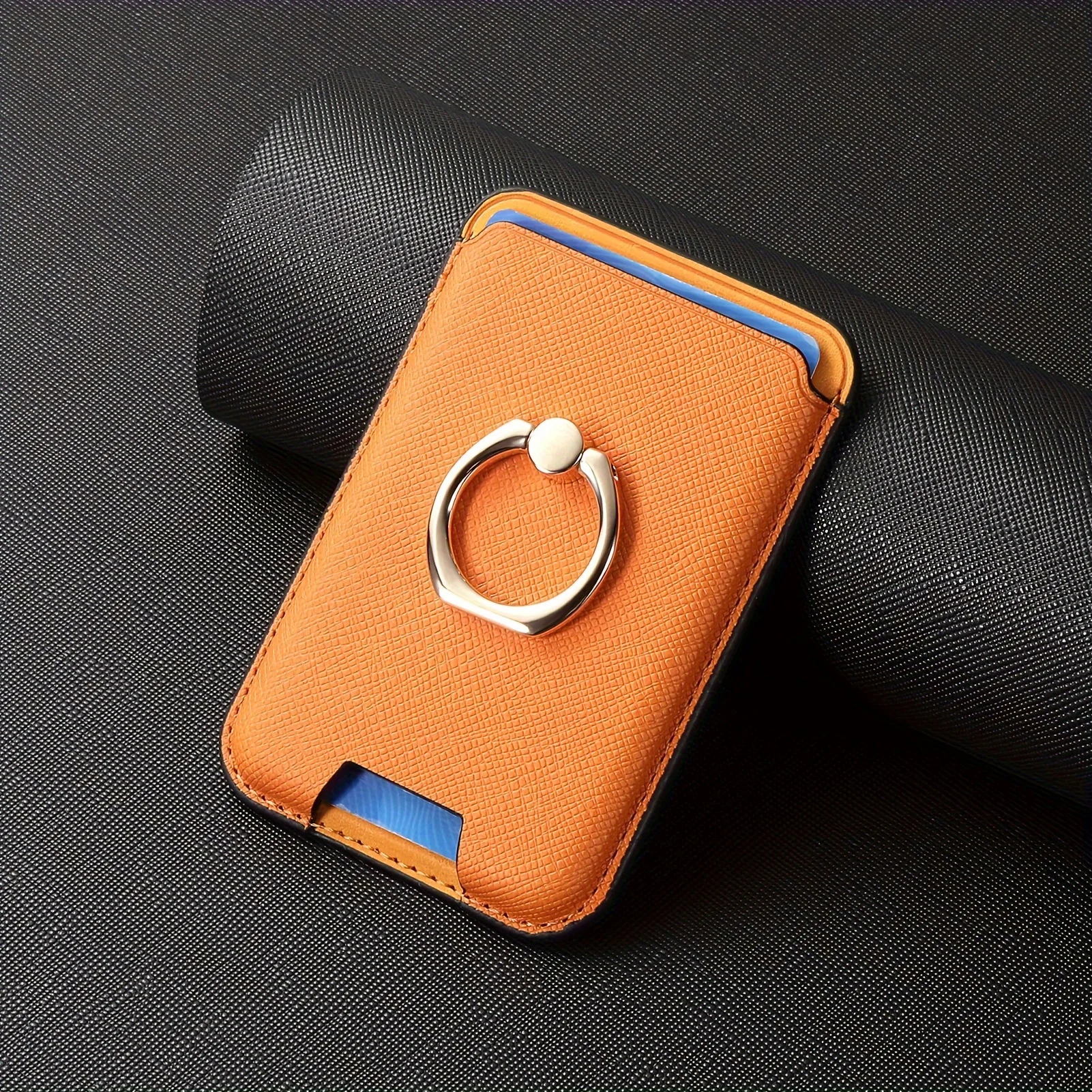 Magnetic Universal Card Holder with Built-in Powerful Magnet - Holds 3 Cards