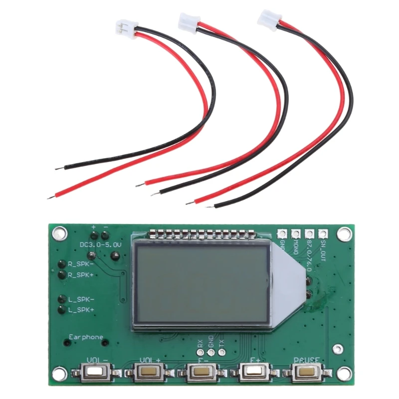 

PLL LCD Digital FM Radio Receiver Module 87-108MHZ Wireless Microphone Stereo
