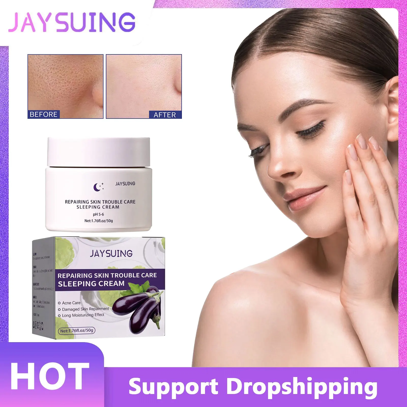 

Repairing Face Cream Deeply Moisturizing Nourishing Sensitive Skin Repair Damaged Barriers Whitening Soothe Anti Redness Cream