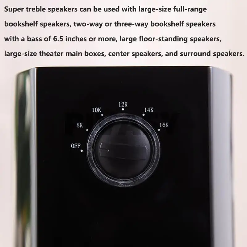 60W 6Ohm Fever Independent Ribbon Super Tweeter External Tweeter Speaker Passive Sound Box Extension