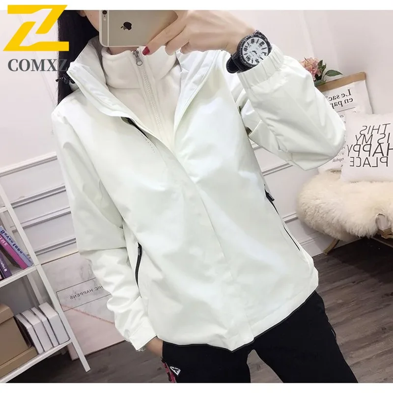 COMXZ Thickened Lightweight Mens Jacket Outdoor Rock Climbing Windproof Warm Parka Minimalist Hooded Travel Winter New Jackets