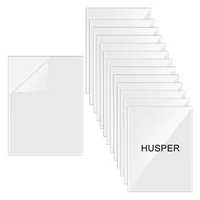 50 PCS Self-Adhesive Laminating Sheets, 2.9 x 4.1 Inches Clear TransparentLaminating Sheets No Machine Needed 1