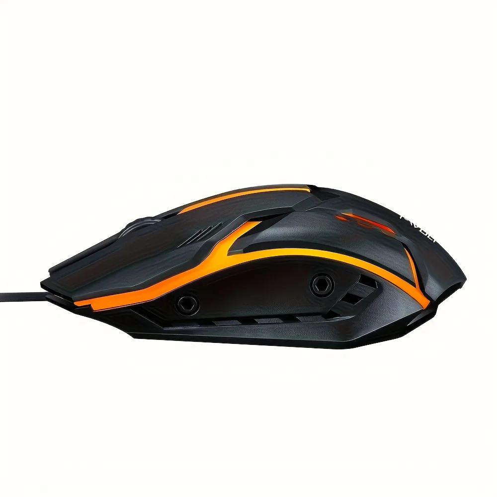 1pc mechanical feel gaming mouse, LED light, wired notebook mouse for laptops and desktopsTask Automation Tool.