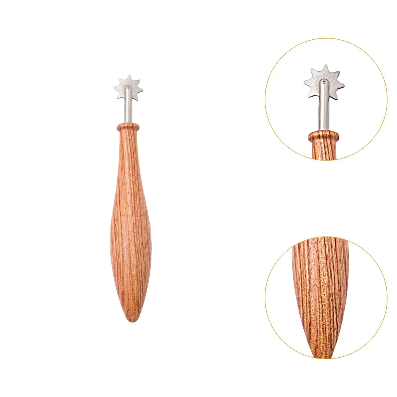 Pottery Roller Tool Easy Use Portable,Stainless Steel Clay Sculpture Carving Tool,Pottery Clay Trimming Detailing Roller