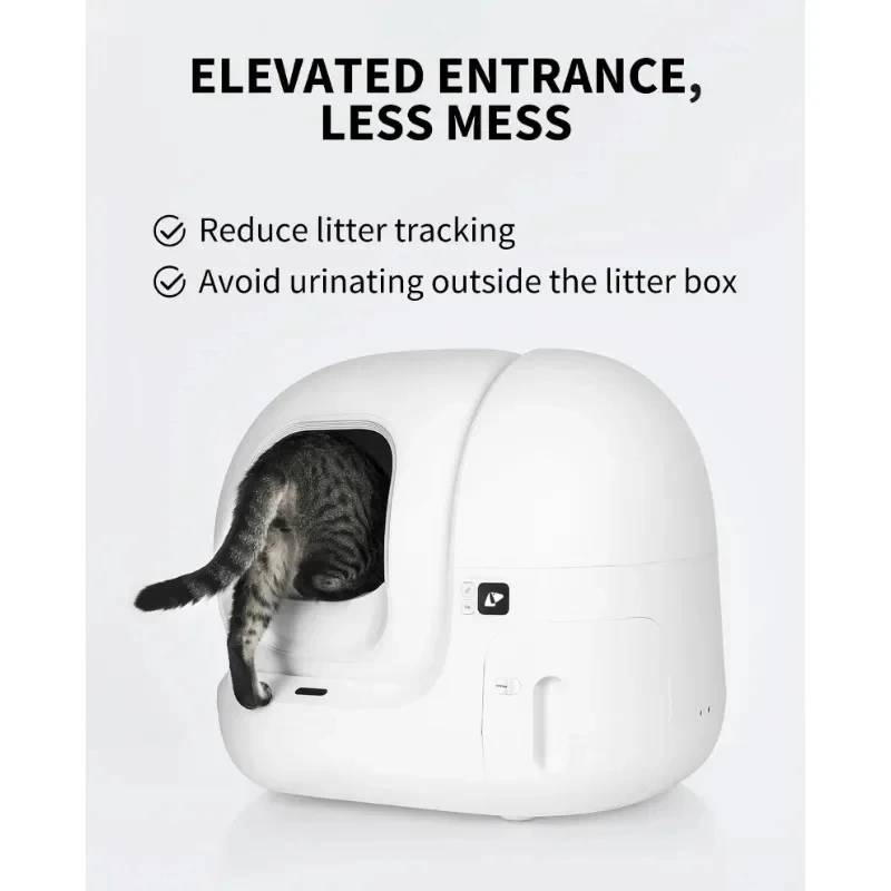 PETKIT Cat Litter Box Automatic Toilet Raise the threshold for for
