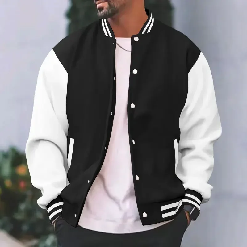 2025 Europe, America Spring and Autumn Jacket Men's and Women's Baseball Jacket Jacket Bomber Jacket Top 5