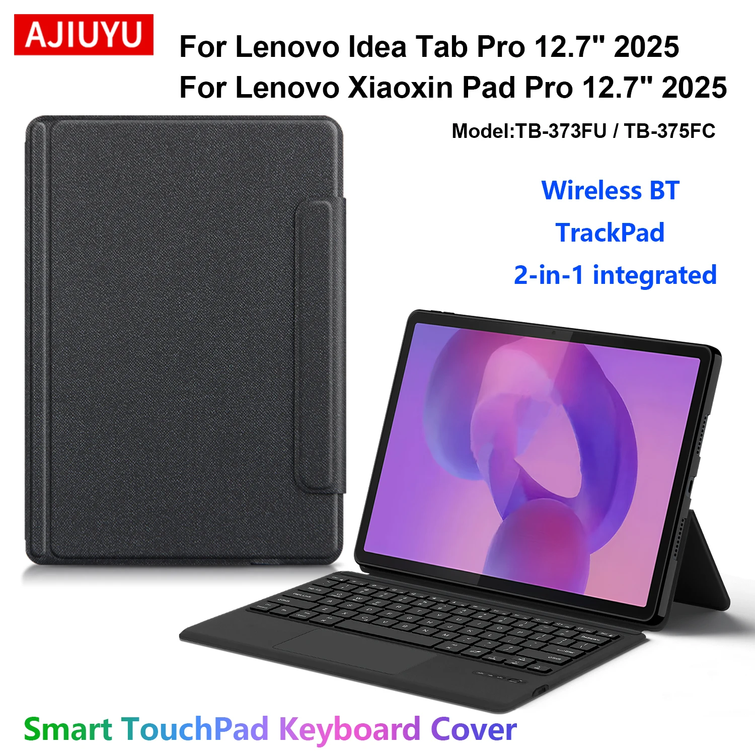 Enhanced Trackpad Keyboard Case with Protective Cover