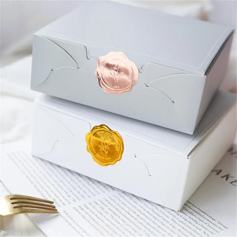 100pcs Wax Seal Stickers Wedding Invitation Envelope Seal Stickers Perfect  For Invitaion Envelopes Gift Wrapping