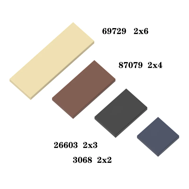 Совместим с 3068 87079 26603 строительные блоки маленькие частицы 2x2 2x6 2x4 2x 3 Фотоэлементы настенная плитка MOC