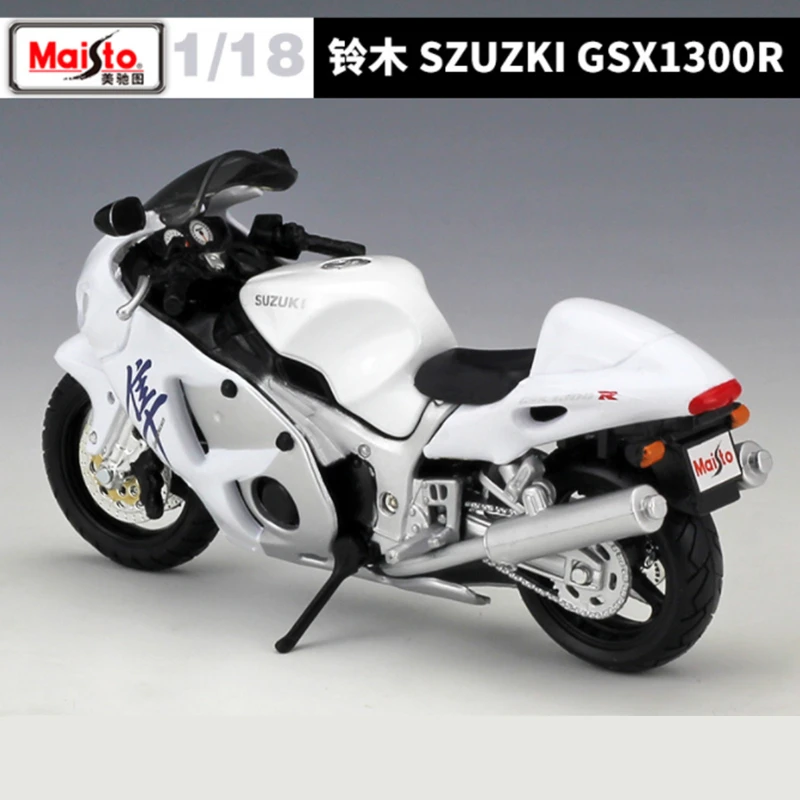 Maisto 1:18 SUZUKI Hayabusa GSX-1300R Alloy Racing Motorcycle Model Diecasts Metal Toy Street Sports Motorcycle Model Kids Gifts 2