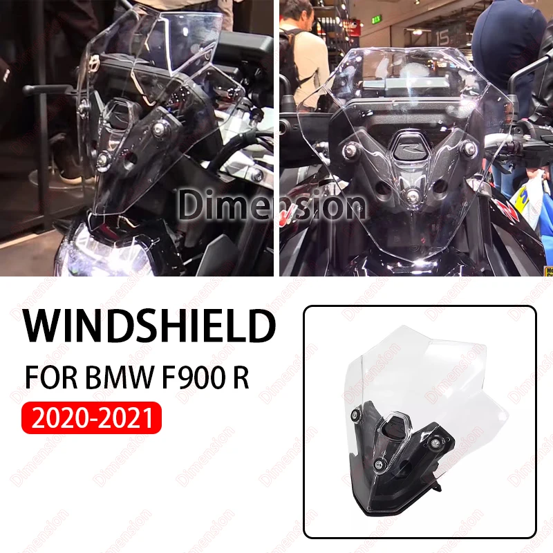 Motorfiets Deflector Voor BMW Voor F900R Voor F 900R Voor F900 R Motorfiets Screen Voorruit Kuip Voorruit Baffle Windgeleiders Motorfiets windscherm ( Kleur : A single windshield