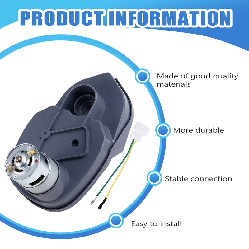 CJSD-Children Electric Car FY-750 RS775 24V 25000RPM High Speed Gear Case Children Electric Car Reducer Gear Case