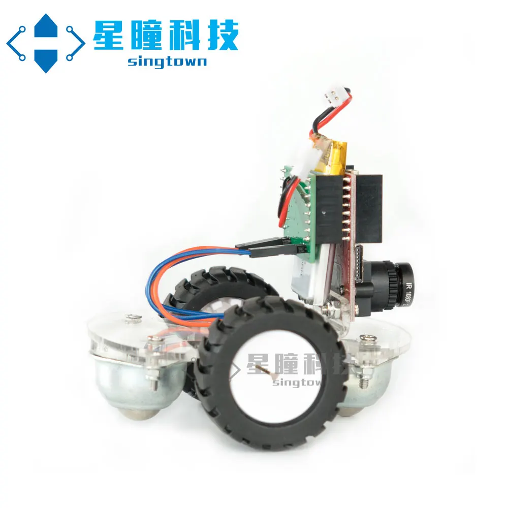 SingTown OpenMV Smart Robotic AGV Car Kit Genuine -Auto Tracking Color Balls or Following Lines OpenMV4 H7 Plus /OpenMV4 3 H7 M7