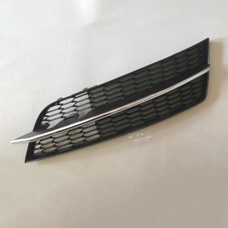 Car Grill Mesh car grill mesh grille braces Auto Left or Right Side Front Bumper Fog Light Grille Grill Cover For Audi A7 Sport