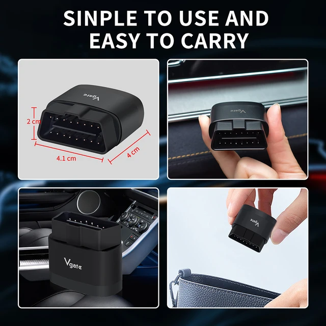 Vgate iCar Pro 2S OBD2 Diagnostic Tool ELM327 Bluetooth 5.3 Auto Scanner Support Android/IOS V2.3 Auto Scanner 5