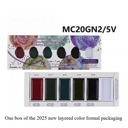 Japanese Master - Level 5 - Color Solid Watercolor Set for DIY Art and Illustration (Single box)