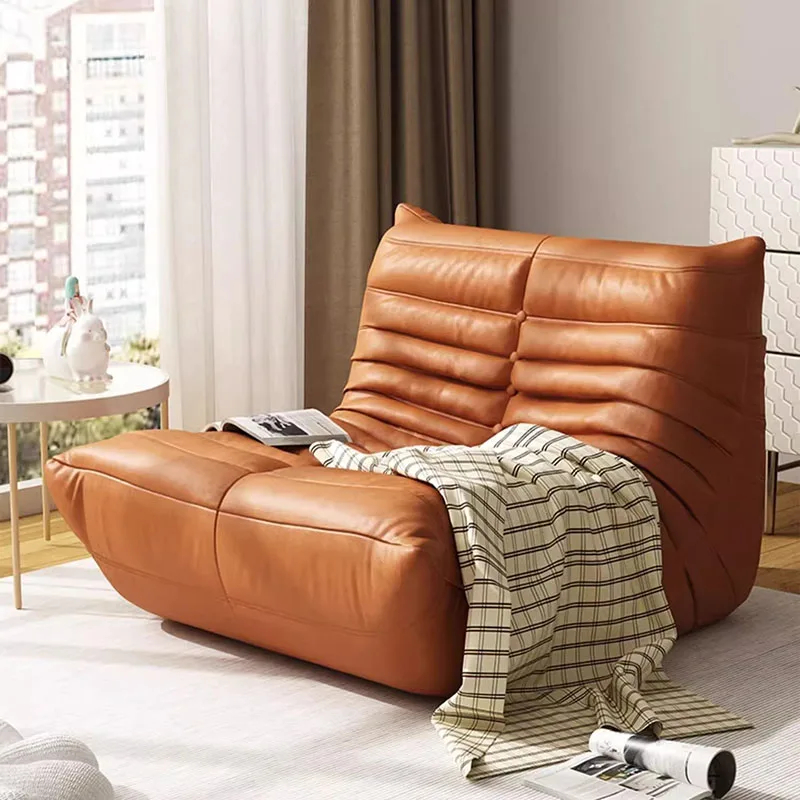 FluffyModernLivingRoomChairElasticBedroomFloorLazyLivingRoom