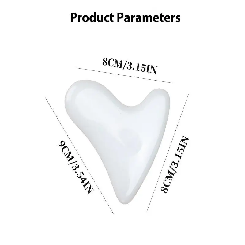 High Silicon Glass Gua Sha Board Facial Scraper Plate Lift Massage For Face Body Neck Leg Skin Care Beauty Health Massager