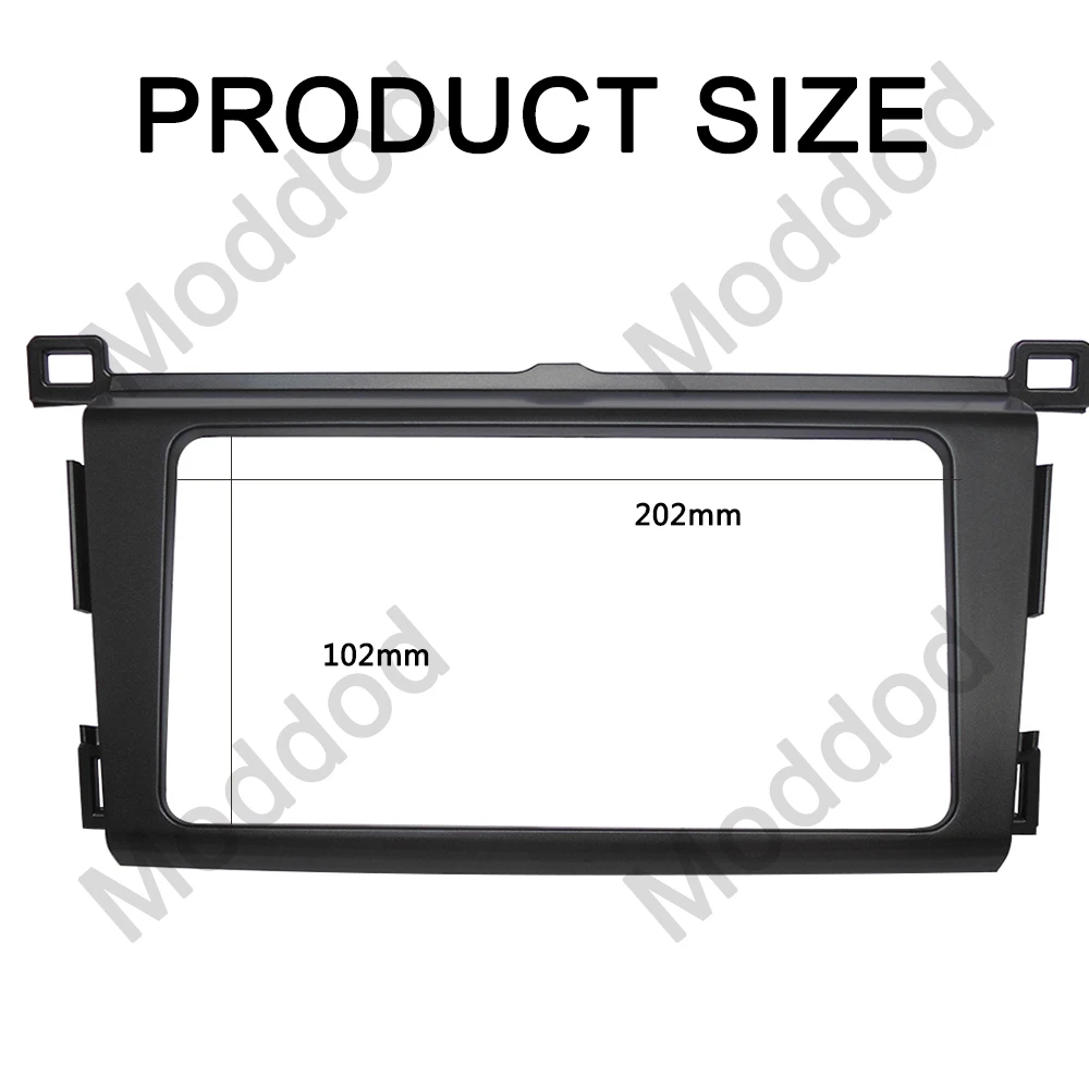 Double Din Car Radio Fascia For Toyota RAV4 2013 + ׷ þ   CD Ʈ ġ ŰƮ ̽ , CD DVD 