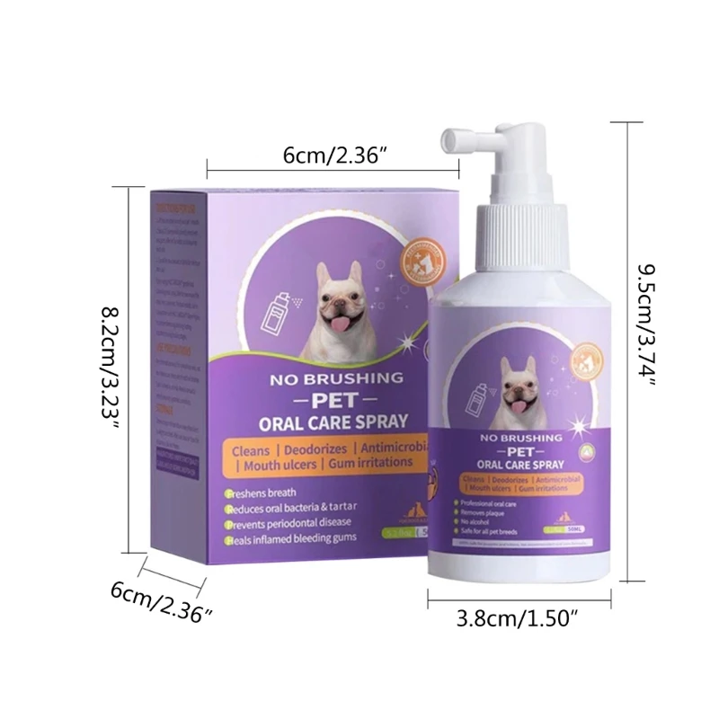 Pet Dental for Dogs Teeth Tartar Control Deodorant Reduce Plaques, Tartar
