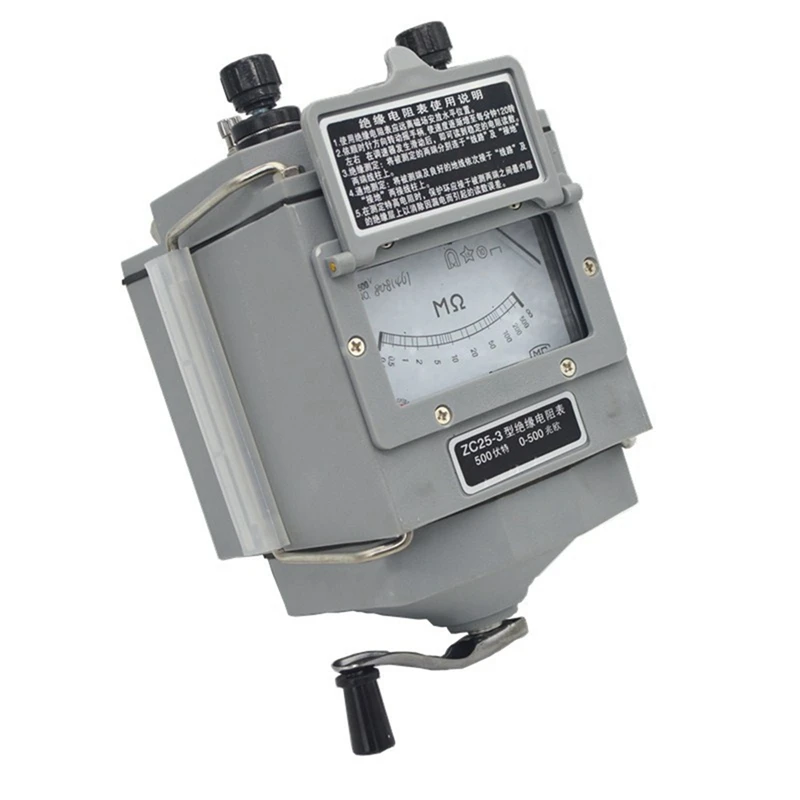 B30C-ZC25-4 Insulation Resistance Tester 1000V Tramegger Electrician Megohmmeter Hand Crank Tramegger