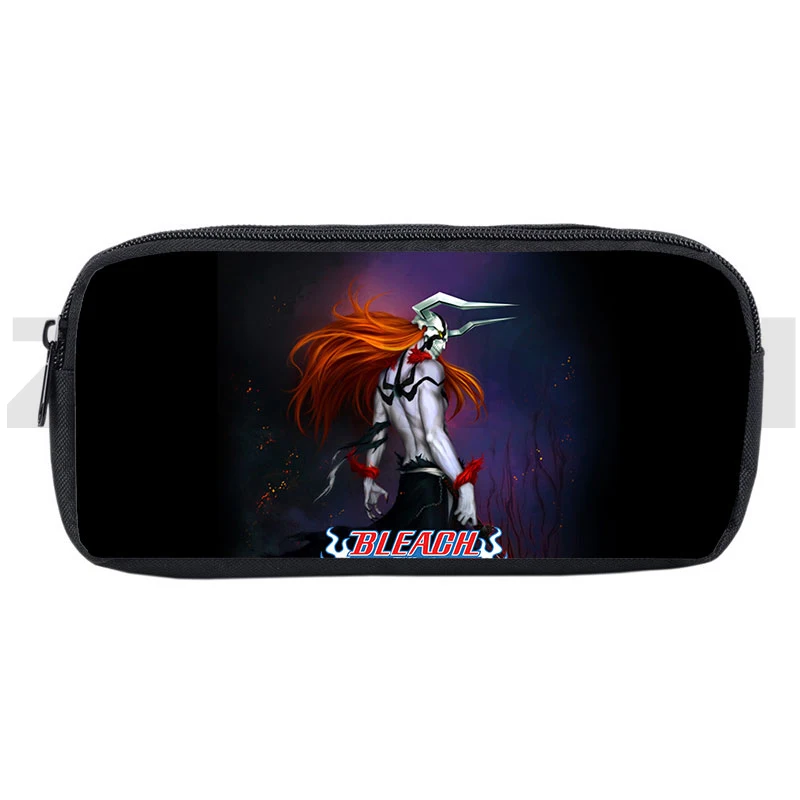 

3D Printed Cartoon Bleach Pencil Case Kurosaki Ichigo Children Gift Pencil Bags Funny Anime Makeup Box Canvas School Supplies