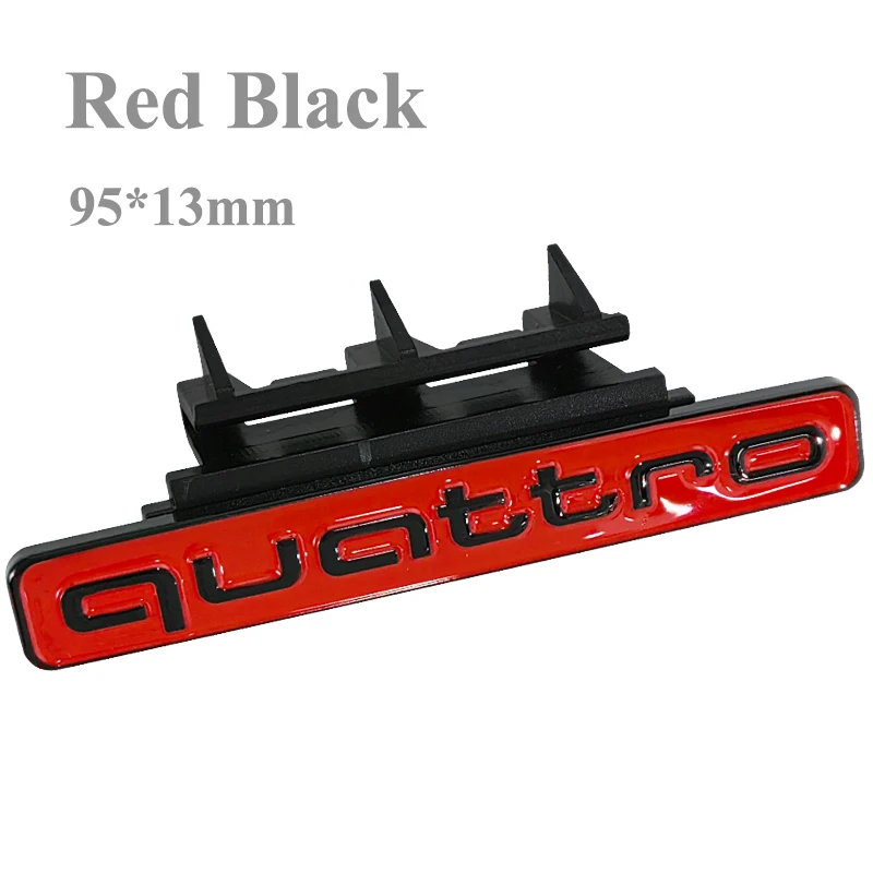 3d ABS Quattro Emblem Front Grill Abzeichen Audi Q5