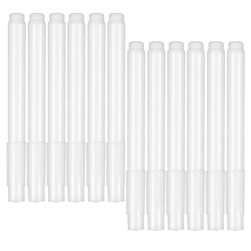 

12 Pcs Liquid Chalk Blackboard Markers Pens Office Accessories LED Convenient Writing Supplies Plastic School Child Erasable