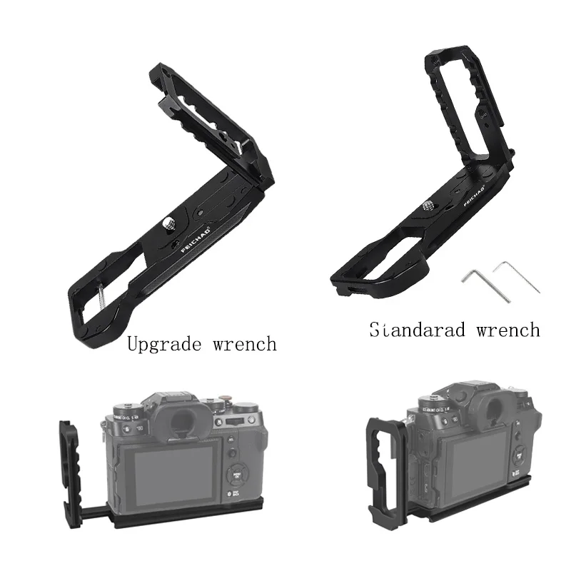 Feichao Xt5 Staffa Per Piastra Qr A Sgancio Rapido Con Piastra A L Video Fotografico Verticale Per Fujifilm Fuji Xt5 Per Arca-Supporto Per Treppiede S