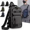 Men’s Fashion Sling Chest Bag, Oxford Cloth Durable Multi-Pocket Crossbody Bags for Men Casual/Outdoor/Travel , Adjustable Strap