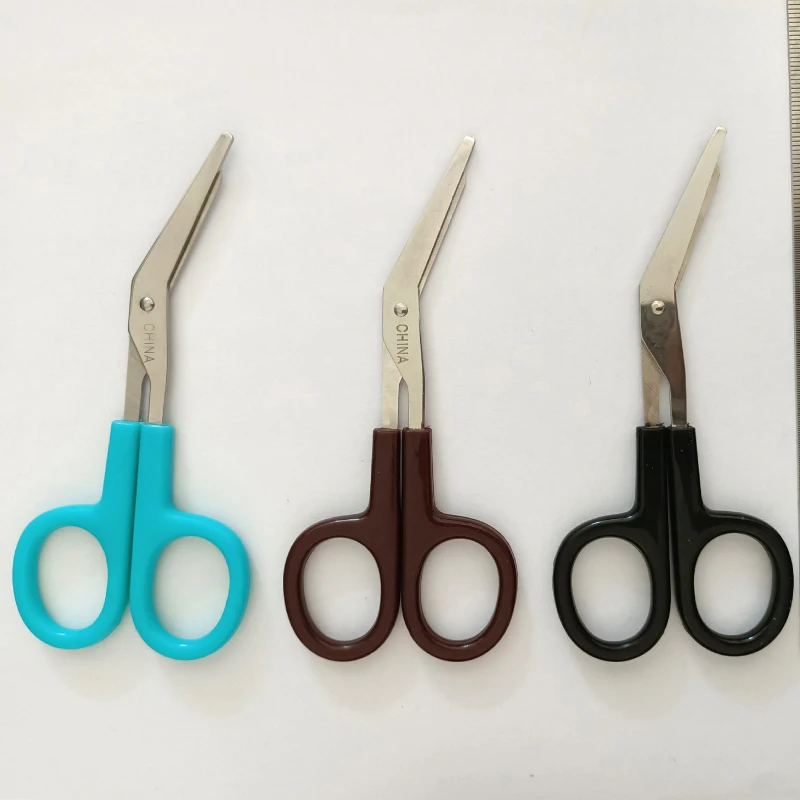 

3Pcs Gauze Scissor Stoma Scissors Paramedic Wire Cutters Medical Scissor First Aid Kit Scissor Shears Needlework Accessories