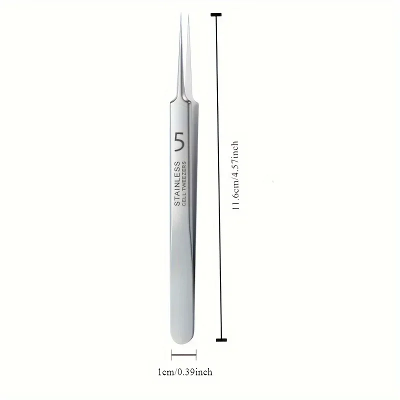 1 Pack Extra Fine No. 5 Cellular Acne Blackhead Tweezers - Facial Beauty Remove Acne Needle Tools for Skin Care 4