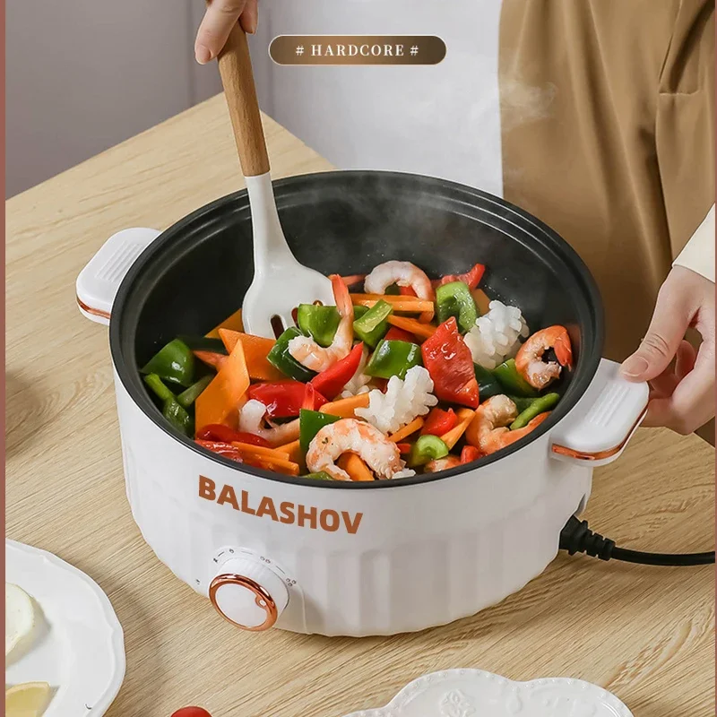 3L Portable Electric Rice Cooker 110V US Multifunctional Double Layer Pan Non-stick Cookware for Kitchen and Home Appliance 3