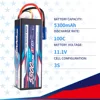 SIGP 3S 11.1V 5300mAh Lipo Battery 100C Hard Case met Deans EC5 Plug voor RC Car Truck Boot Vehicles Tank Buggy Racing Hobby 2
