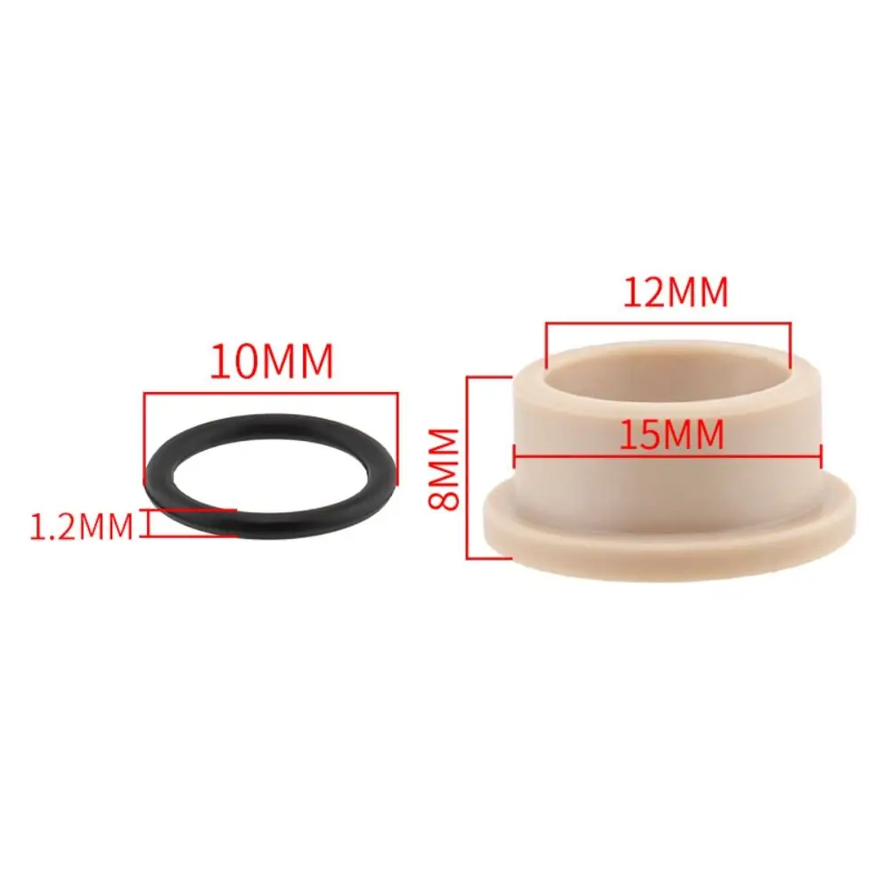 1 쌍 MTB 후면 충격 부싱 내마모성 15*12mm 충격 흡수 장치 DU 부싱 자체 윤활 내구성 자전거 후면 충격 흡수 장치