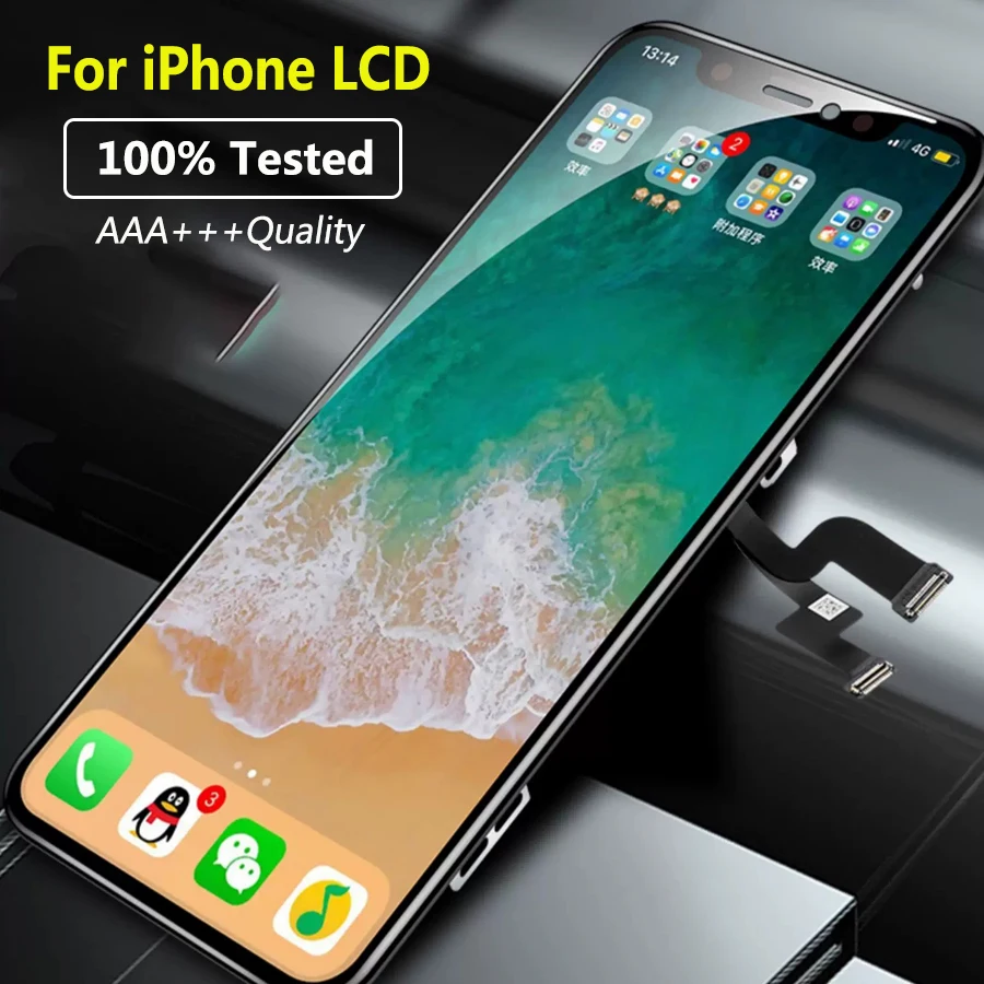 Lcd Per Iphone X Xr Xs Max Display Screen Per Iphone 6 7 8 11 12 14 Pro Max 13 Mini Display Lcd Touch Screen Digitizer Assembly