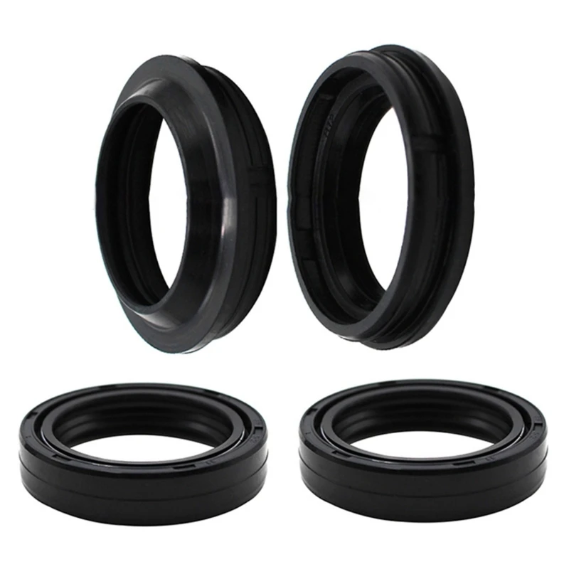 

Motorcycle Front Fork Damper Shock 2Pcs Oil Seal +2Pcs Dust Seal Kits 35x48x11mm for CB750/RZ350/RM125 Dropship