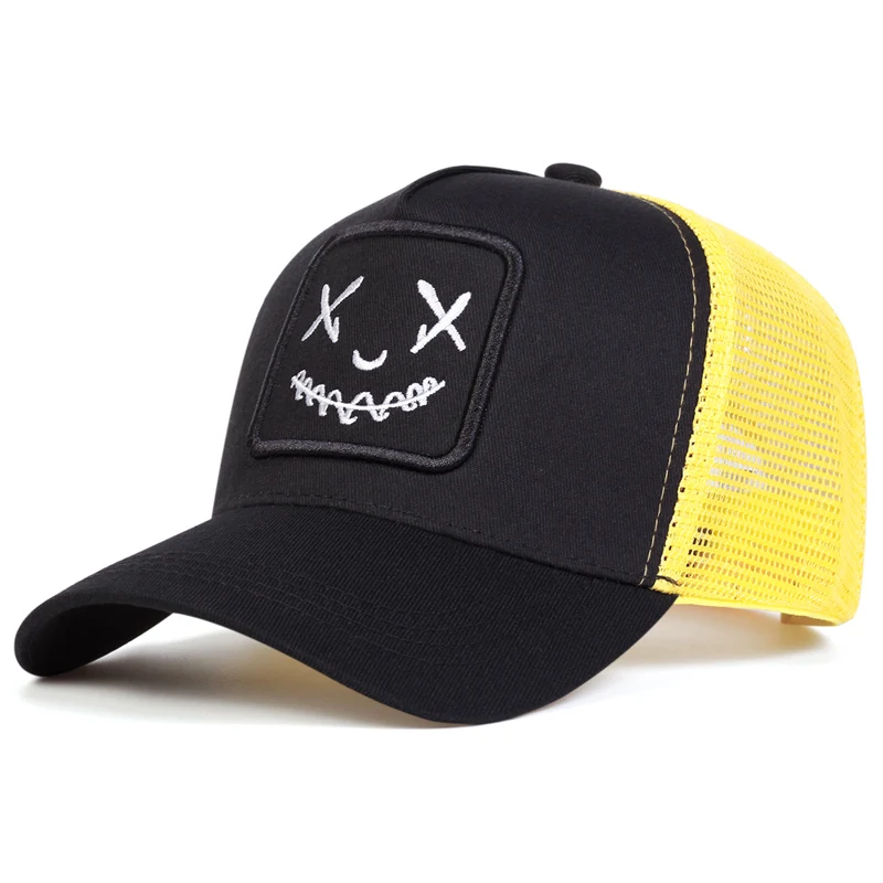 1piece Unisex XX Embroidery Lovely Baseball Net Hat Outdoor Adjustable Sunscreen Leisure Hat Spring Summer Travel Beach Vacation