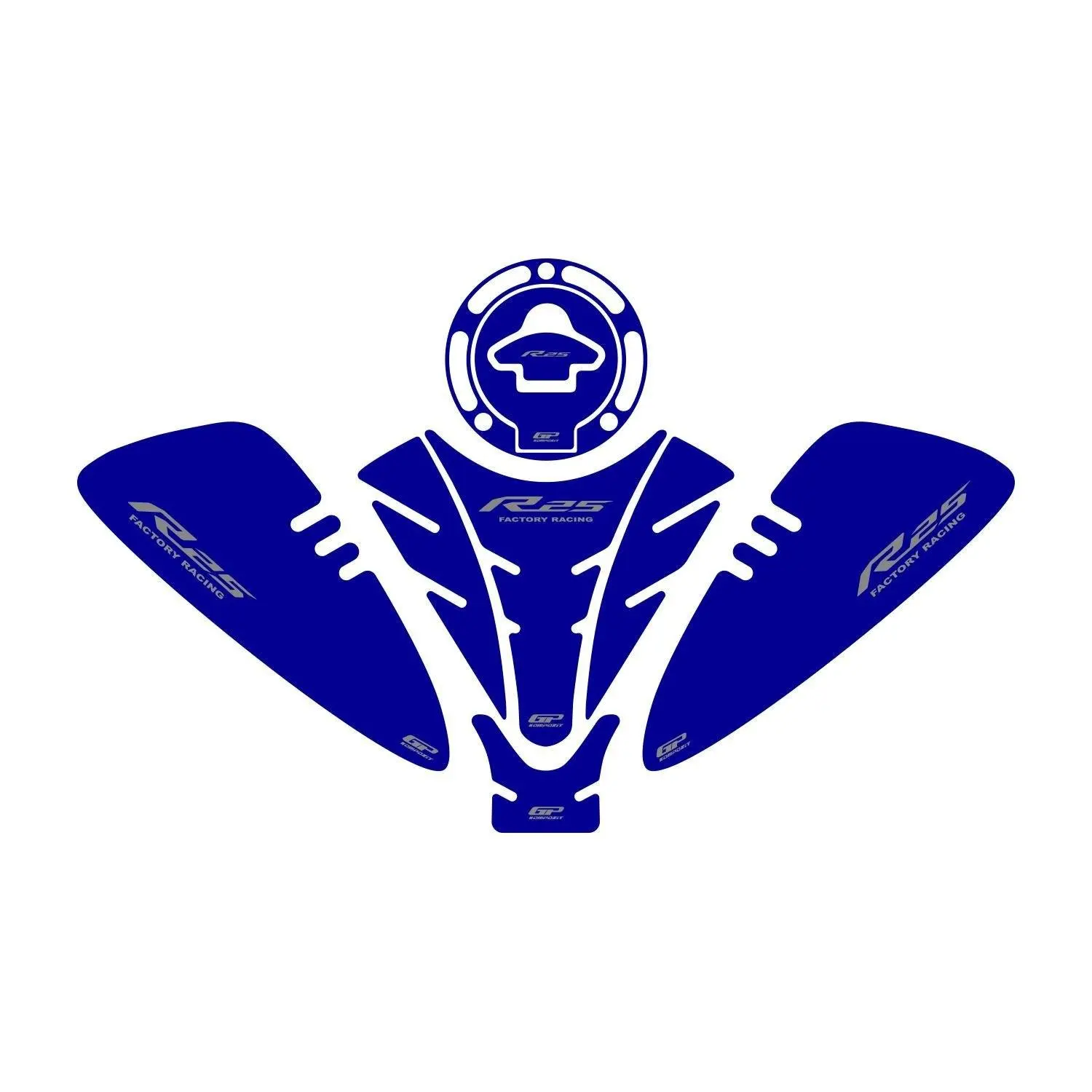 

GP Composite For R25 2019-2022 Compatible Tank Pad Set Blue