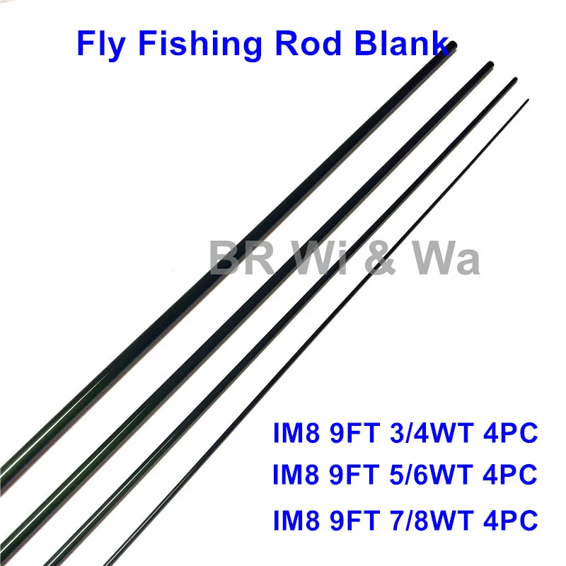 Rod Blank 4 Sections Carbon Fiber Fly Fishing Rod Blank Fishing