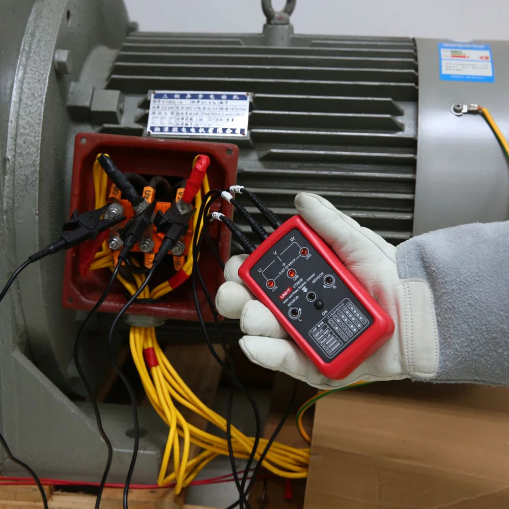 UNI-T UT261A UT261B Phase Sequence and Motor Rotation Indicatiors Phase Sequence Missing Phase Motor Rotation 4