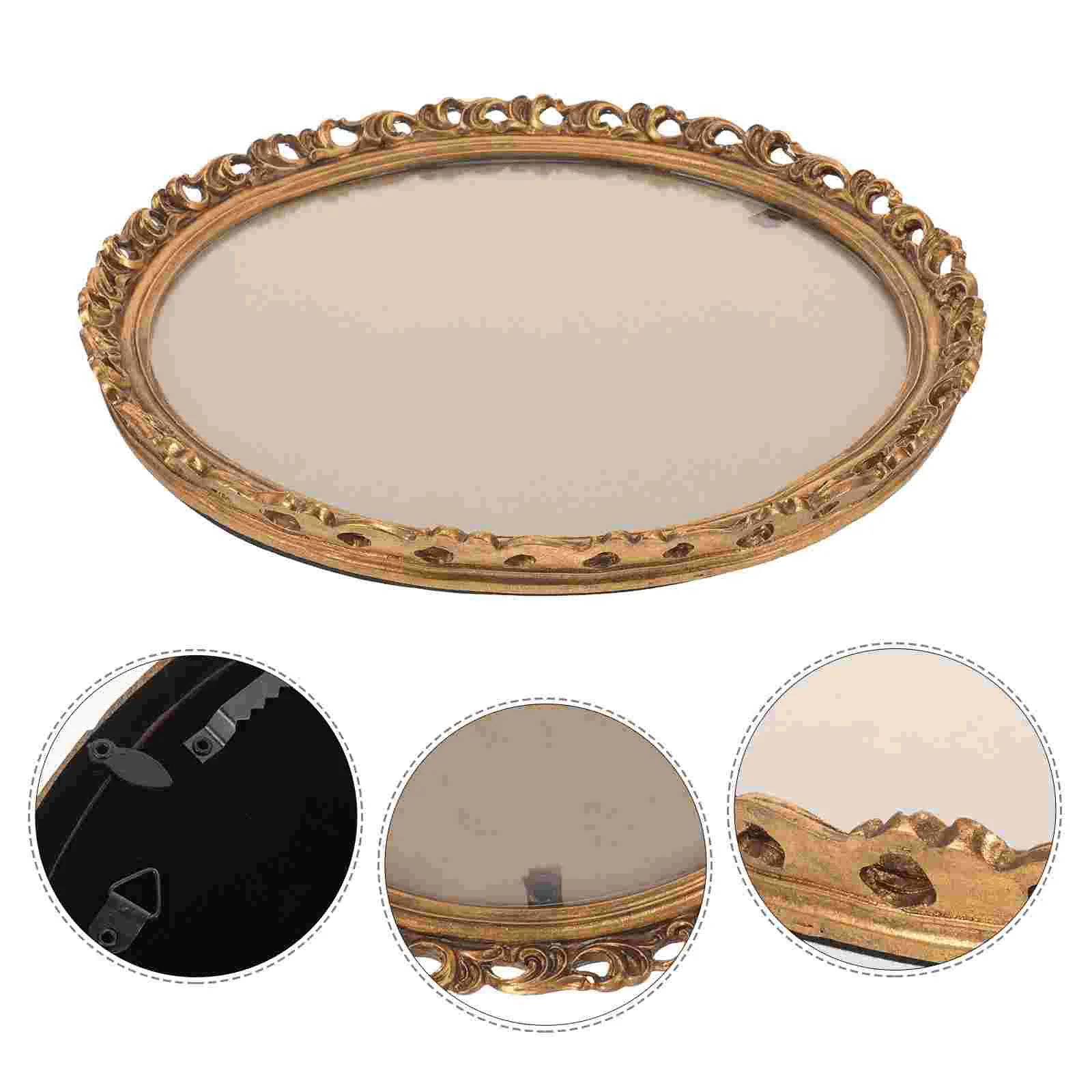 

Retro Picture Frame Oval Vintage Photo Holder Picture Display Frame No Inner Picture