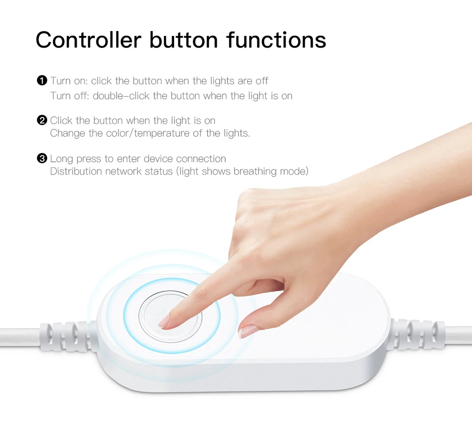 Description Picture 5 of itemSmart LED Strip Controller 5V USB Cable Power Zigbee Switch Remote Control Suitable for Tuya Smmart Life Google Gome Alexa