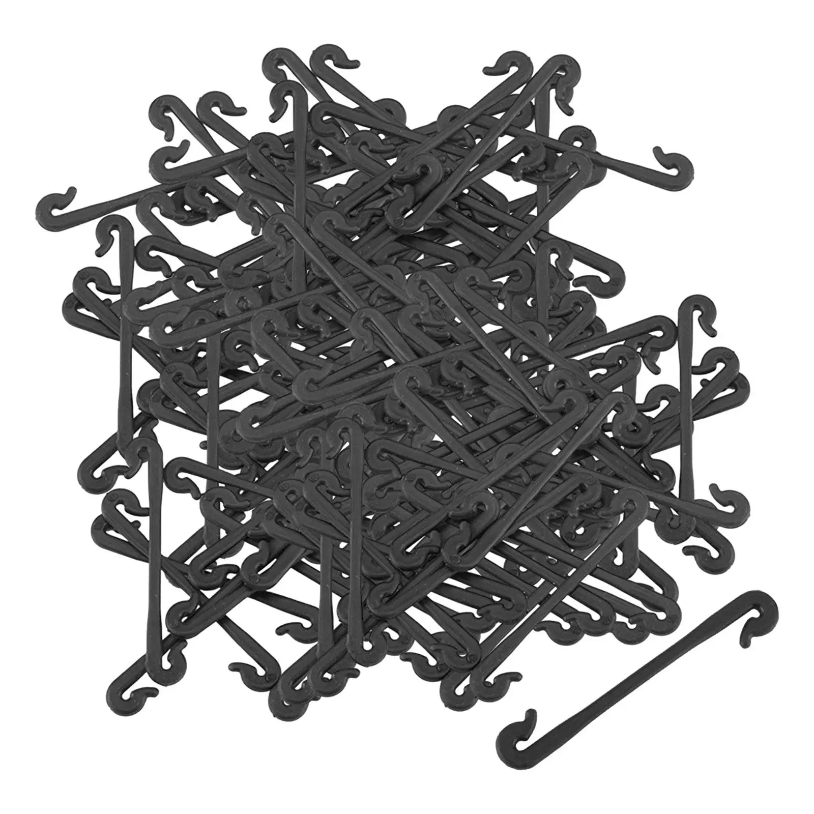 

200 Pieces Vegetable Grafting Clips Grape Ties Garden Plants Tied Buckle Grape Stem Vine Clips for Vegetable Stems Grape Vine