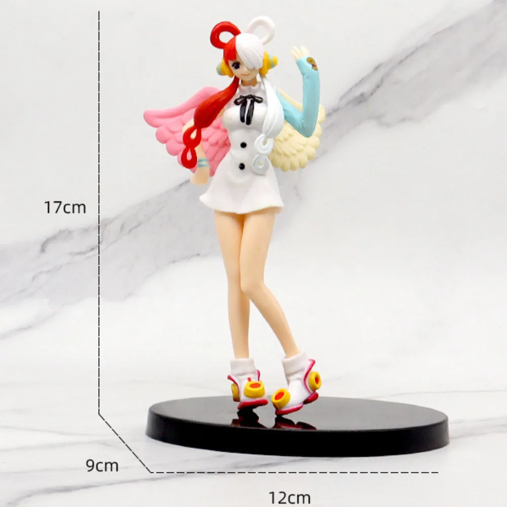 

One Piece Uta Anime Statues Luffy Shanks Figures Artificial Desk Decor Creative Japanese Handmade Craft Model Christmas Gift Toy