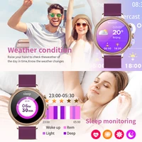 Relojes inteligentes LIGE de lujo para mujer, llamada Bluetooth, teléfono conectado, reloj para mujer, Monitor de salud, reloj inteligente deportivo, regalo para mujer 2023 - Imagen 5